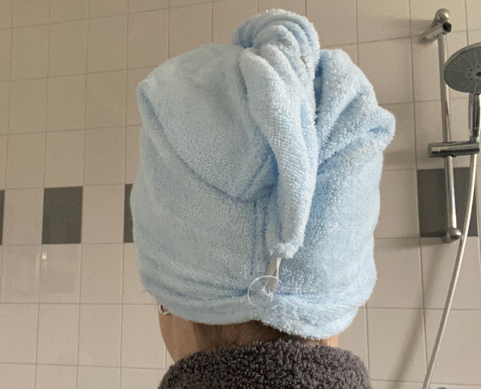Bamboe haarhanddoek