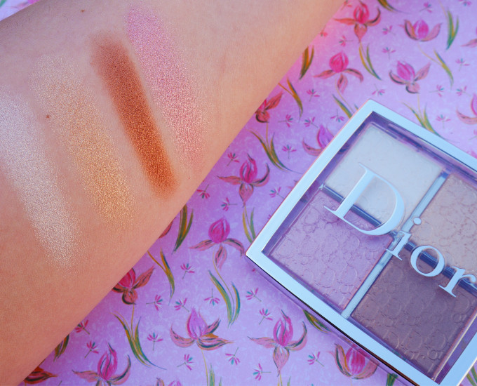 Dior Backstage Glow Face Palette Swatches