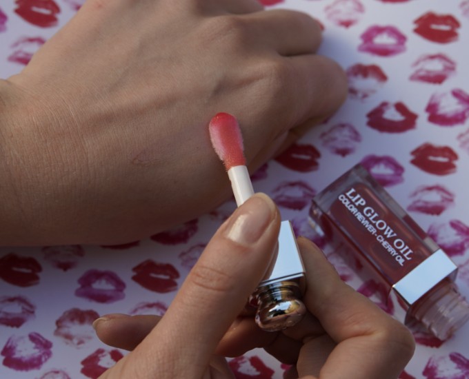 Dior Lip Glow Oil 012 Rosewood Swatch