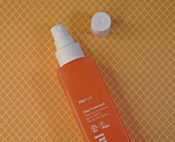 Hairlust heat protect spray
