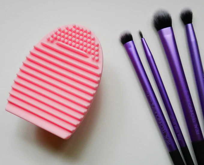Makeup kwasten schoonmaken
