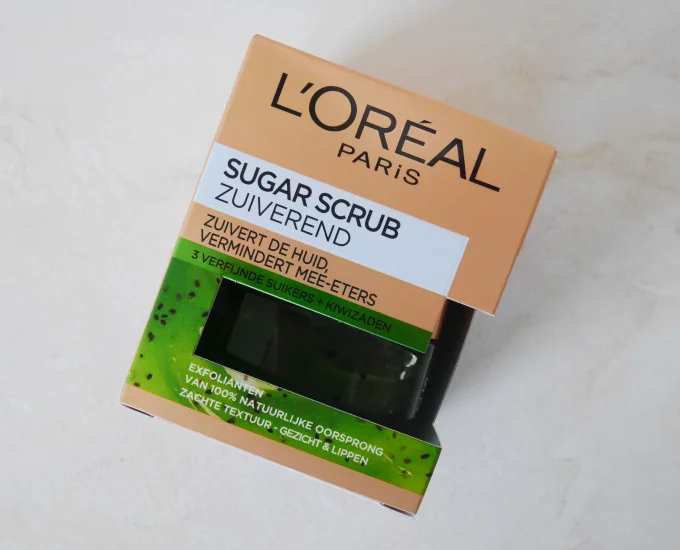 LOreal Paris Sugar Scrub Kiwi Review