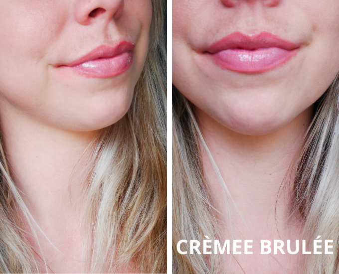 NYX Butter Gloss Creme Brulee Swatch