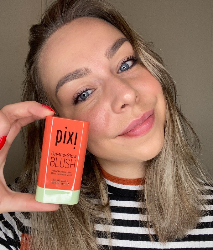 Pixi On-the-Glow Blush Juicy Swatch