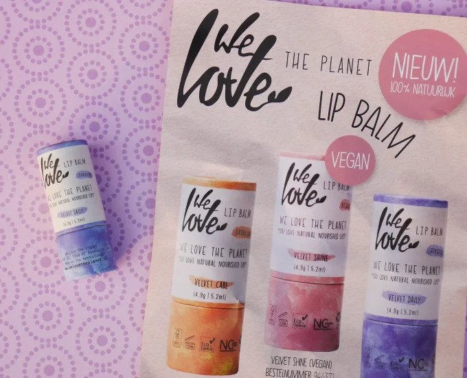 We Love The Planet Velvet Daily lipbalm