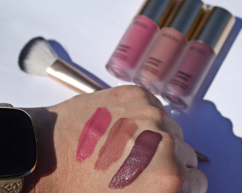 Meroda Vibrant Cheeks Liquid Blush Swatches
