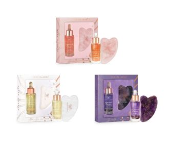 Crystallove Gua Sha Serum Set