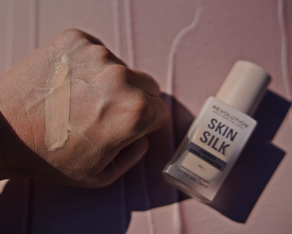 Revolution Skin Silk Foundation F3 Swatch