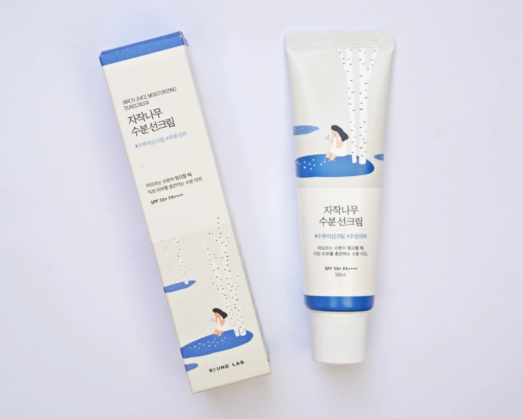 Round Lab Birch Juice Moisturizing Sun Cream Review