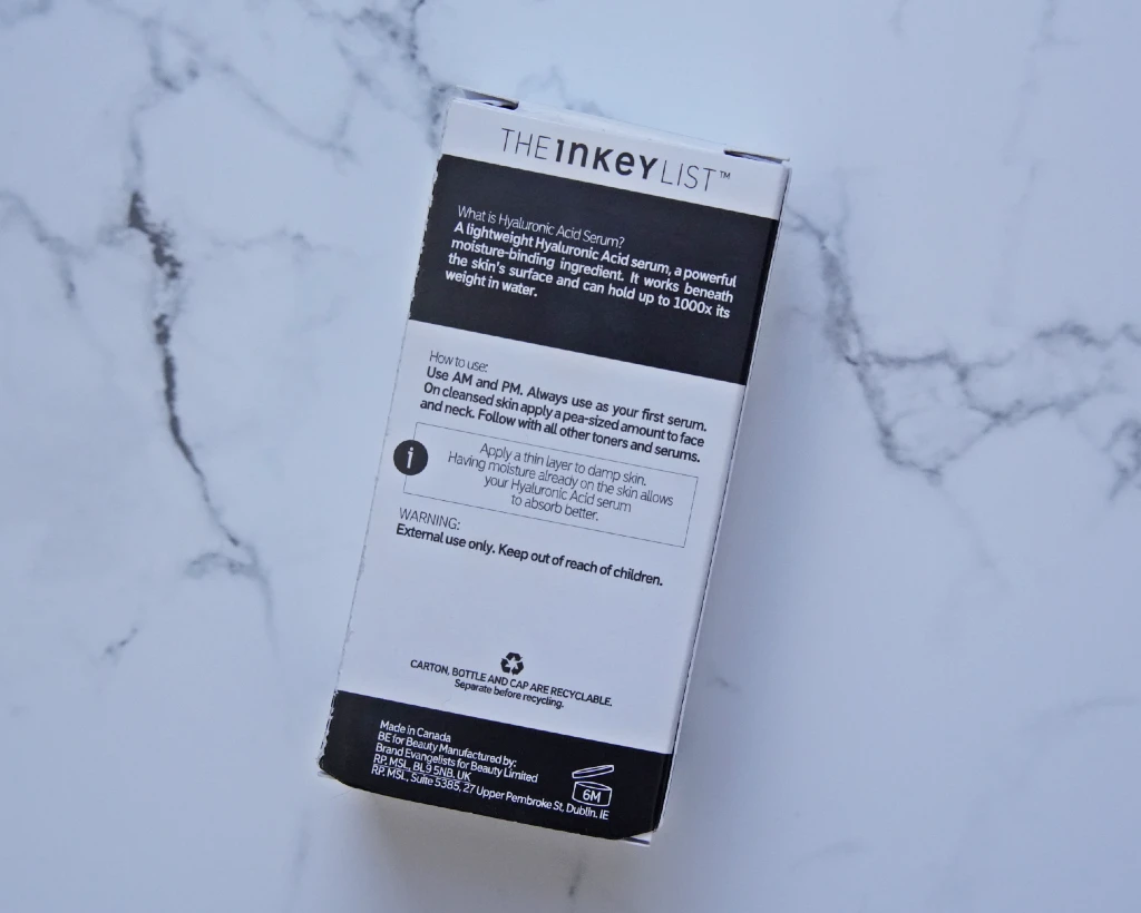 The Inkey List Hyaluronic Acid