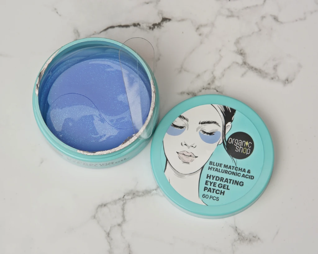 Organic Shop Hydrating Gel Patch Blue Matcha Hyaluronic Acid Review