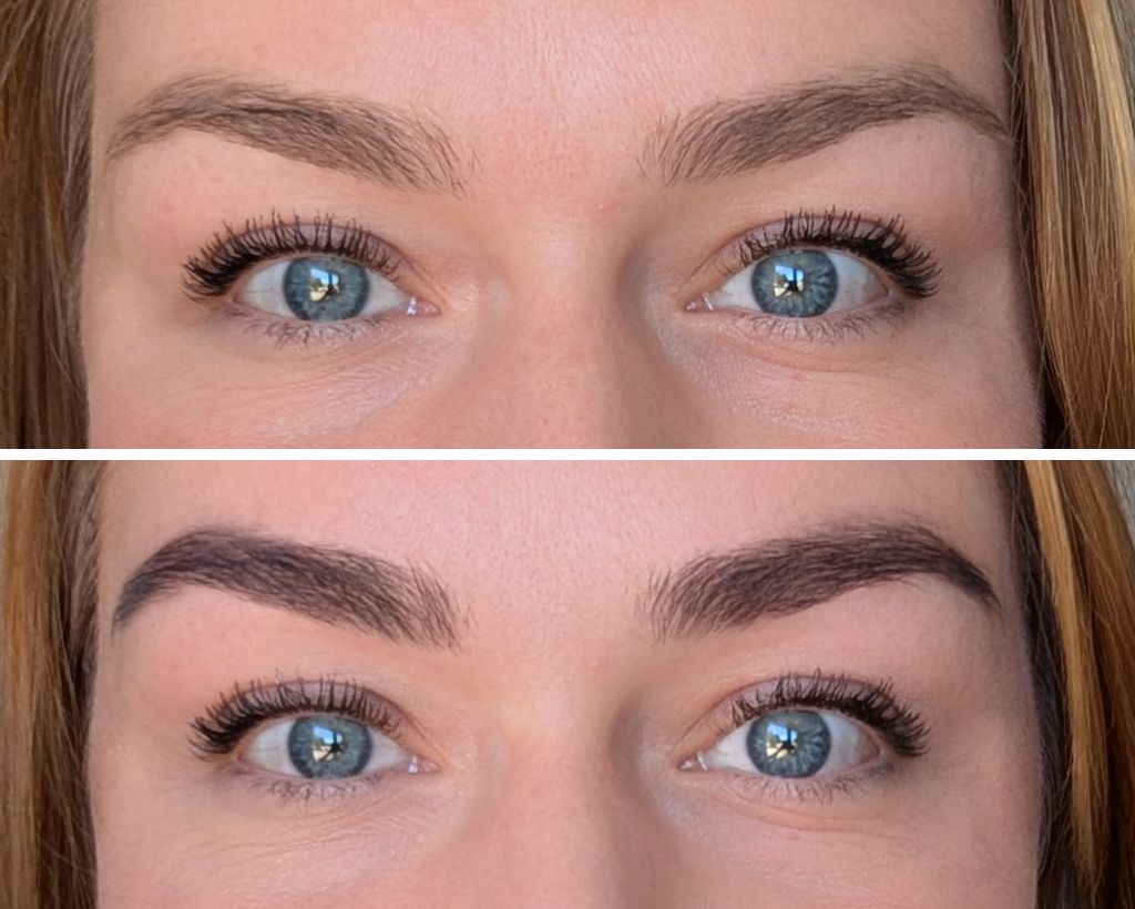 Syoss Wenkbrauwverf Resultaat