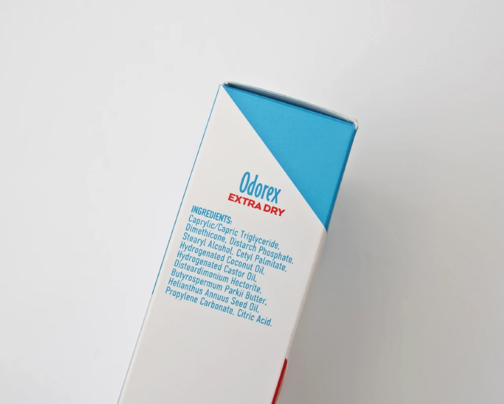 Odorex Ant-Friction Stick Ingrediënten